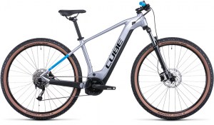 ΠΟΔΗΛΑΤΟ CUBE REACTION HYBRID PERFORMANCE 500 POLARSILVER N BLUE 2022 DRIMALASBIKES